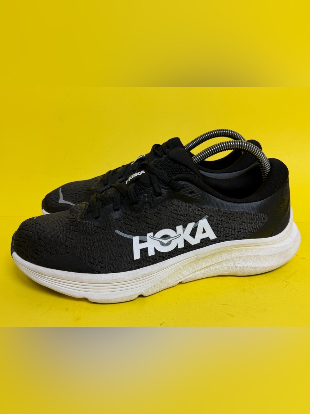 Hoka Solimar 2 Wide Running Shoes Womens 9.5B Black White BARELY WORN